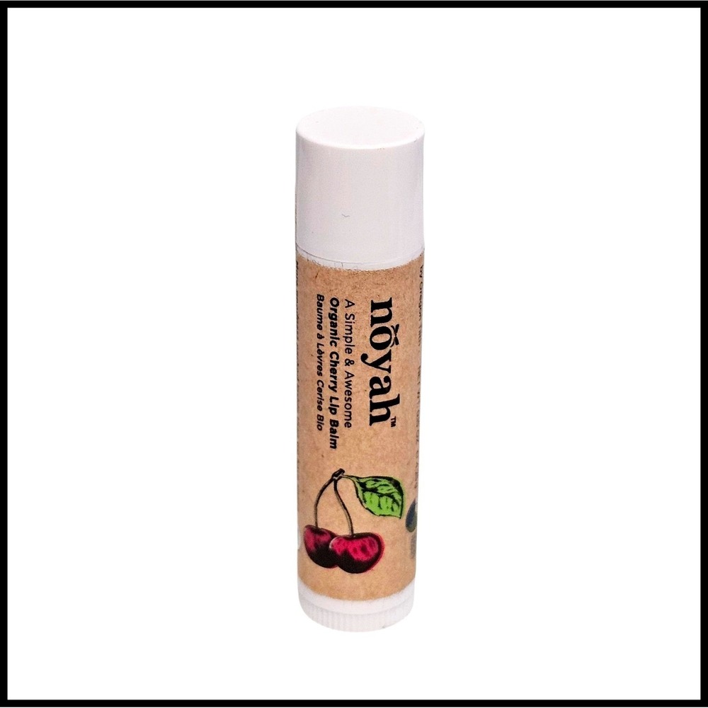 Noyah Organic Cherry Lip Balm Simple‎ Awesome Moisturizing Skincare